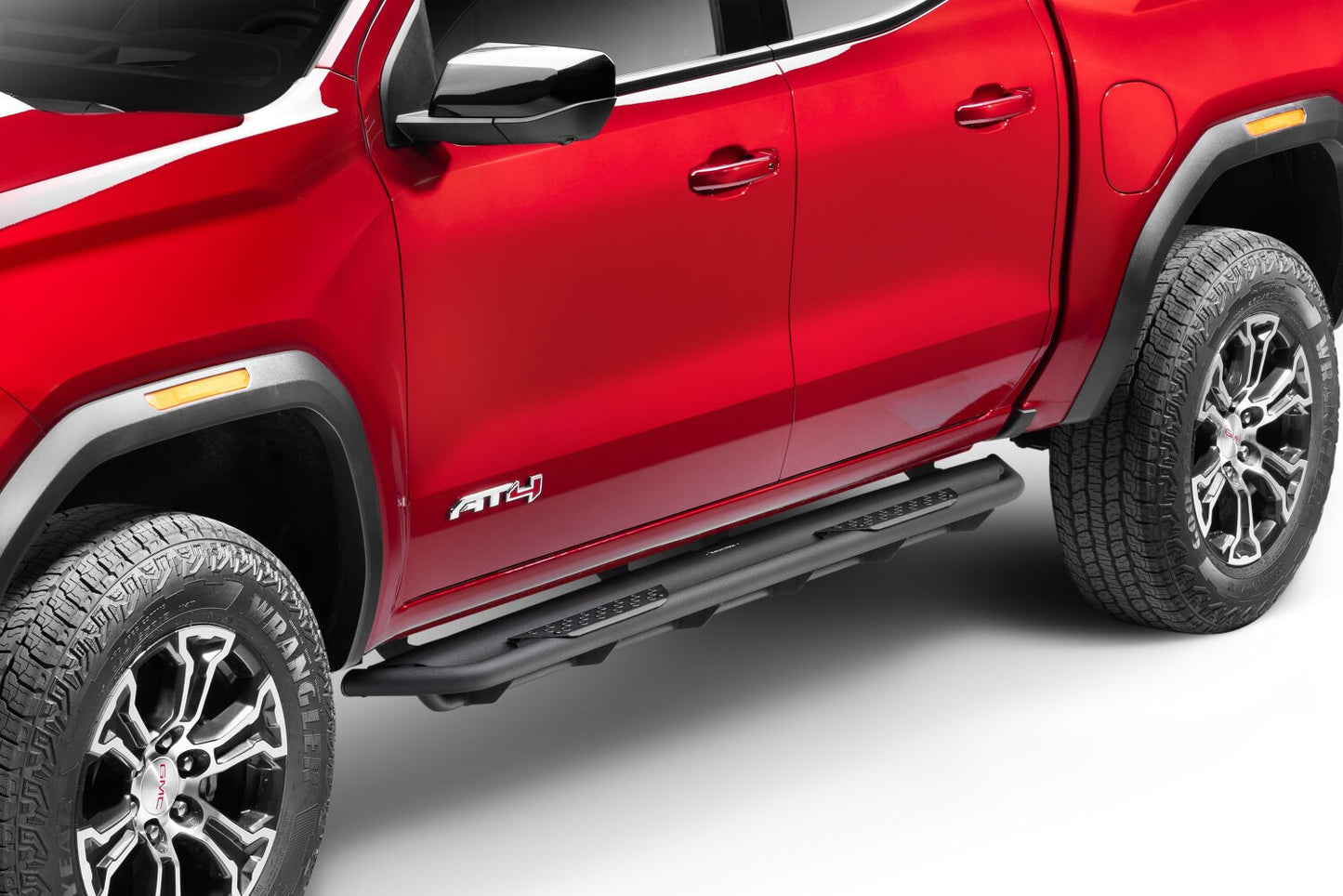 Dominator Xtreme DT Side Steps with Mounting Bracket Kit Textured Black 2015-2026 Colorado/Canyon Go Rhino-9