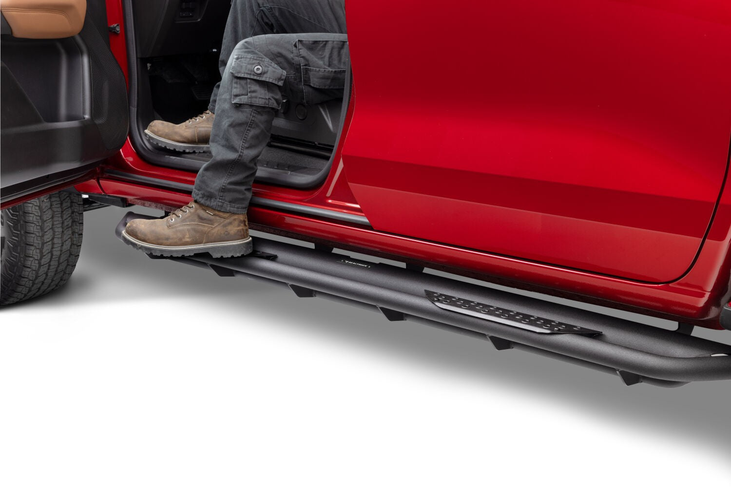 Dominator Xtreme DT Side Steps with Mounting Bracket Kit Textured Black 2015-2026 Colorado/Canyon Go Rhino-10