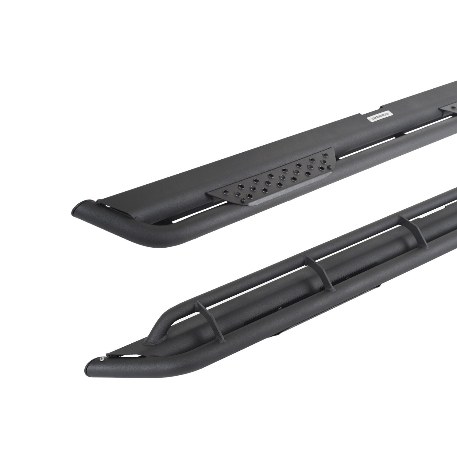 Dominator Xtreme DT Side Steps with Mounting Bracket Kit Textured Black 2009-2018 Dodge Ram 1500 Go Rhino-2
