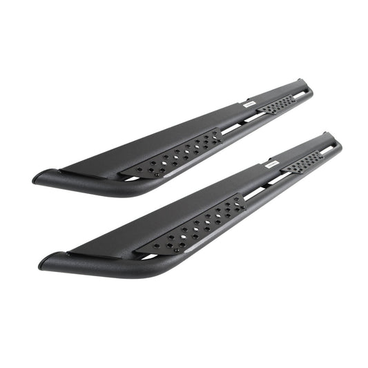 Dominator Xtreme DT Steps W/Mounting Bracket Kit Textured Black For 2024-2026 Lexus GX550 2024-2026 Toyota Land Cruiser Go Rhino