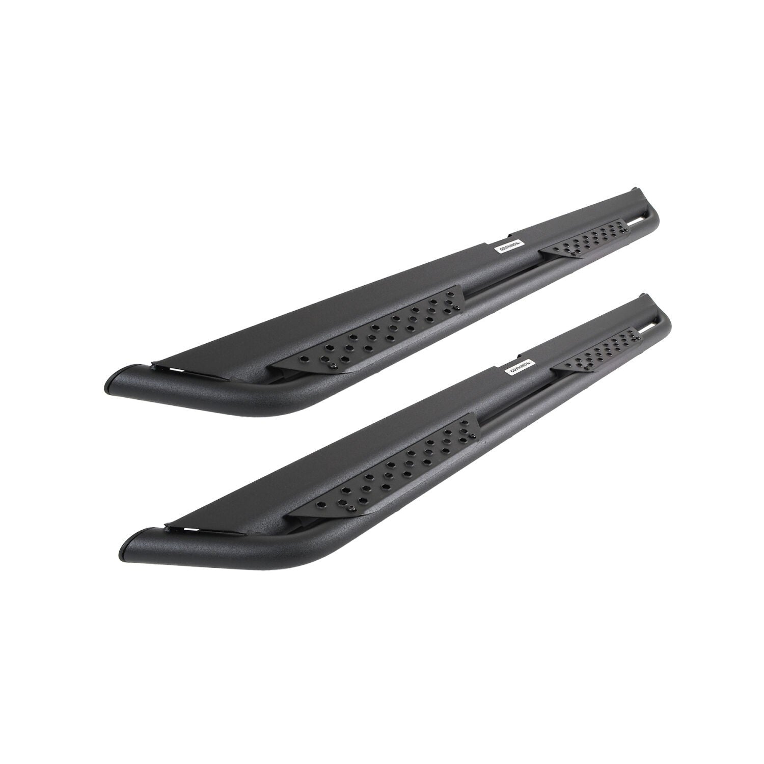 Dominator Xtreme DT Side Steps with Mounting Bracket Kit Textured Black 2007-2017 Jeep Wrangler Go Rhino