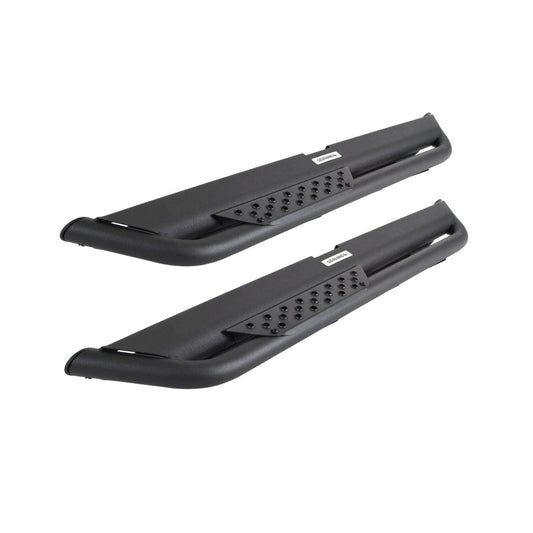 Dominator Xtreme DT Side Steps 52 Inch long Boards Only Textured Black 2007-2026 Jeep Wrangler JK/JL For 2015-2025 Ford F-150 2017-2026 Ford F-250/F-350 Go Rhino