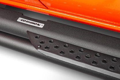 Dominator Xtreme DT Side Steps 73 Inch long Boards Only Textured Black 2018-2026 Jeep Wrangler JL 2021-2025 Ford Bronco Go Rhino-1