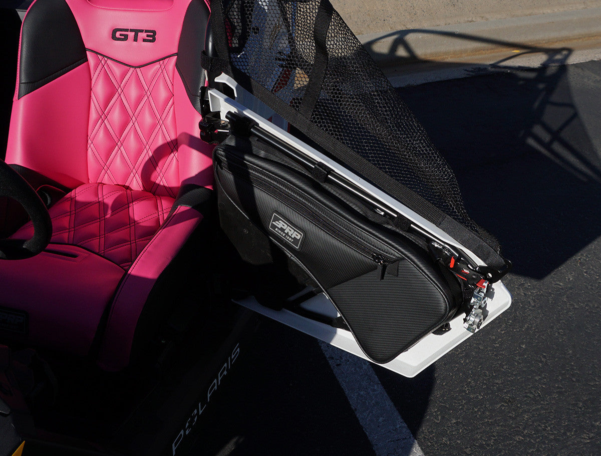 Door Bag with Knee Pad for Polaris RZR 200 Pair PRP Seats-1