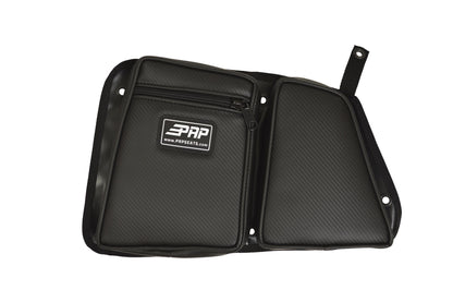 Rear Door Bag with Knee Pad for Polaris RZR Black PRP Seats-1