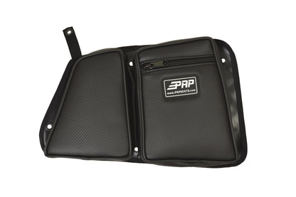 Rear Door Bag with Knee Pad for Polaris RZR Black PRP Seats