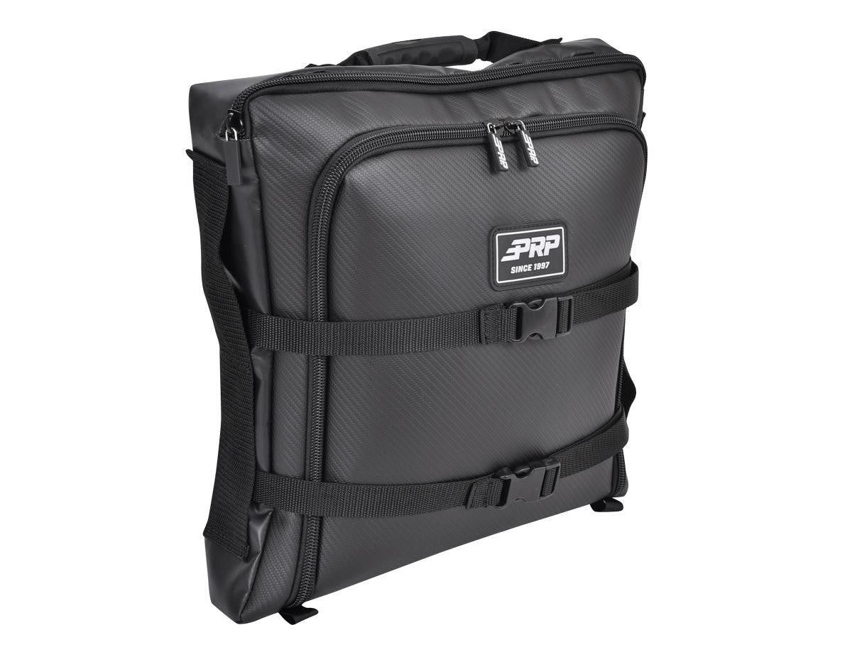Under Seat Bag Black Vinyl Coated Nylon PRP Seats-1