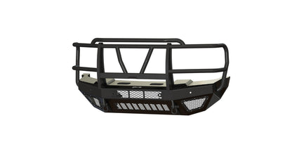 T2 Front Bumper Extreme For 2023-2026 Ford F550 Superduty Sensor Cutouts Factory Fog Cutouts Receiver Skid Plate Without Mesh Grill No Camera Harness Fits OEM F450/550 Fender Trim Bodyguard Bumpers-3