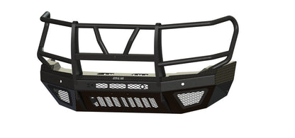 T2 Front Bumper Extreme For 2024-2026 Sierra 2500/3500 HD Sensor Cutouts Factory Fog lights Standard Skid Plate Without Mesh Grill With Camera Harness Bodyguard Bumpers-6