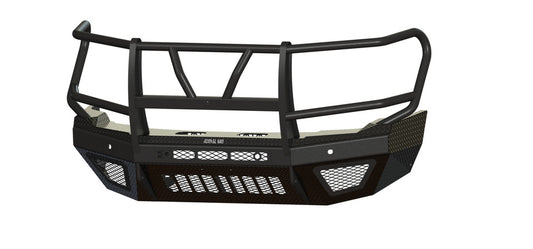 T2 Front Bumper Extreme For 2024-2026 Sierra 2500/3500 HD Sensor Cutouts Factory Fog Cutouts Winch Mount Without Mesh Grill Bodyguard Bumpers