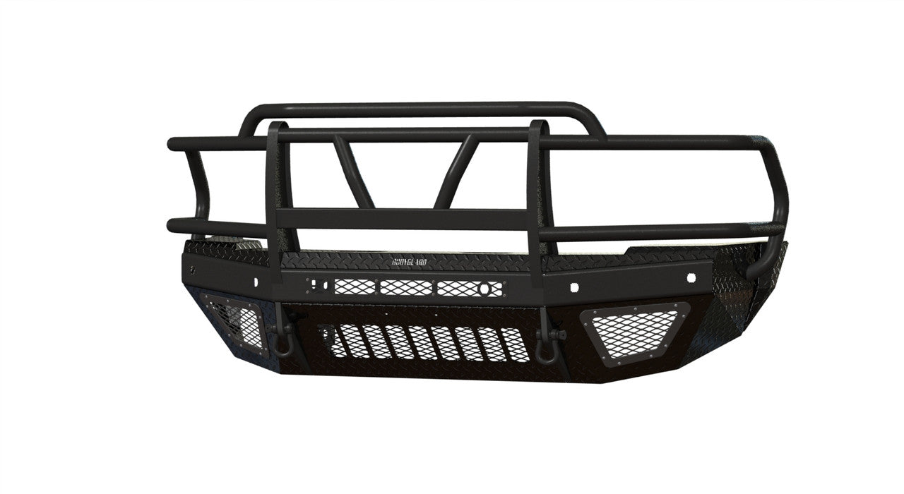 T2 Front Bumper Extreme For 2011-2018 Ram 4500/5500 HD Sensor Cutouts Factory Fog Cutouts Winch Mount Skid Plate Without Mesh Grill No Camera Harness Fits 4500/5500 Fender Trim Bodyguard Bumpers