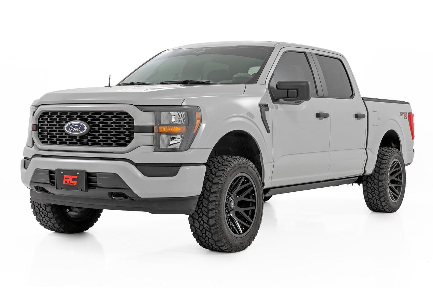 Power Running Boards HT-Series Crew Cab Ford F-150/Lightning/F-250/F-350/Raptor (15-26) Rough Country-2