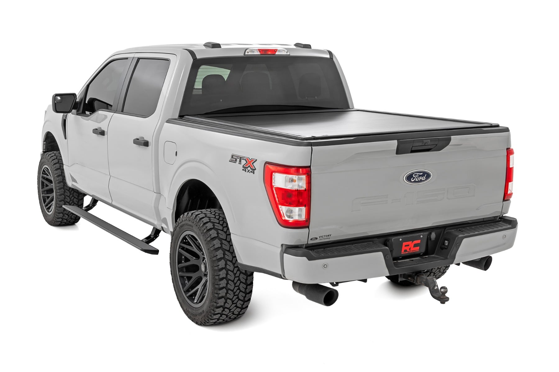 Power Running Boards HT-Series Crew Cab Ford F-150/Lightning/F-250/F-350/Raptor (15-26) Rough Country-3