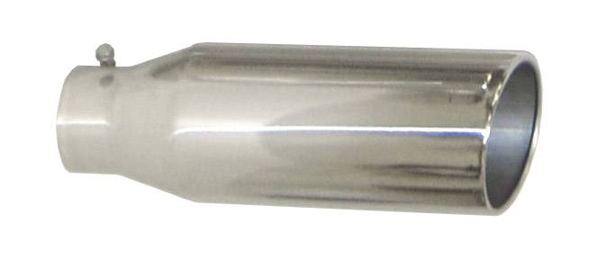 Tail Pipe Tip 5 in ID x 6 in OD x 18 in L Bolt On Hardware Not Incl Polished 304 Stainless Steel Pypes Performance Exhaust