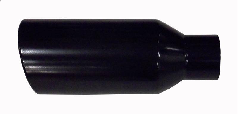 Tail Pipe Tip 5 in ID x 6 in OD x 18 in L Bolt On Hardware Not Incl Black Finish 304 Stainless Steel Pypes Performance Exhaust