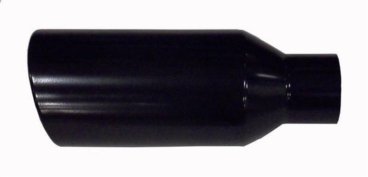 Tail Pipe Tip 5 in ID x 6 in OD x 18 in L Bolt On Hardware Not Incl Black Finish 304 Stainless Steel Pypes Performance Exhaust