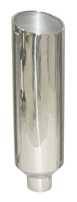 Stack Pipe 5 in OD x 10 in OD x 36 in L 10 in Tip Clamp On Hardware Not Incl Polished 304 Stainless Steel Pypes Performance Exhaust
