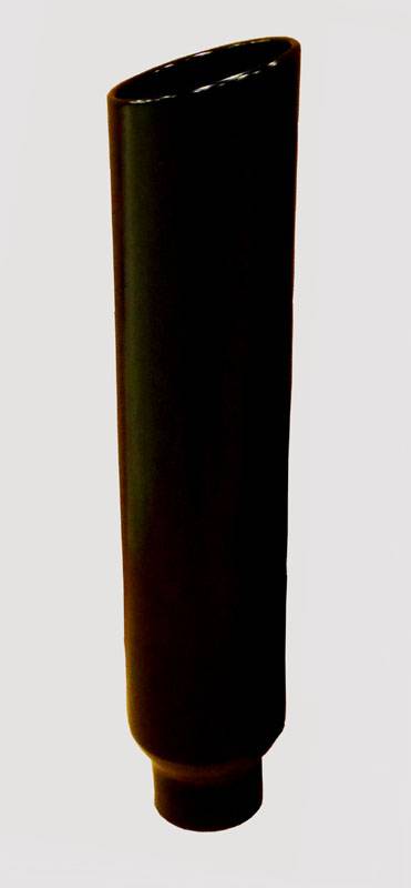 Stack Pipe 5 in OD x 10 in OD x 36 in L 10 in Tip Clamp On Hardware Not Incl Black Finish 304 Stainless Steel Pypes Performance Exhaust