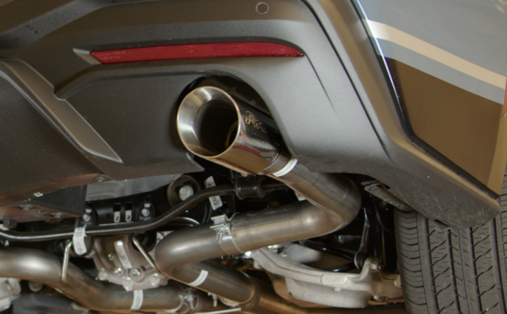3 Inch to 4 Inch Outlet Tip with Built-In Clamp - 8 Inch Long Pypes Performance Exhaust-3
