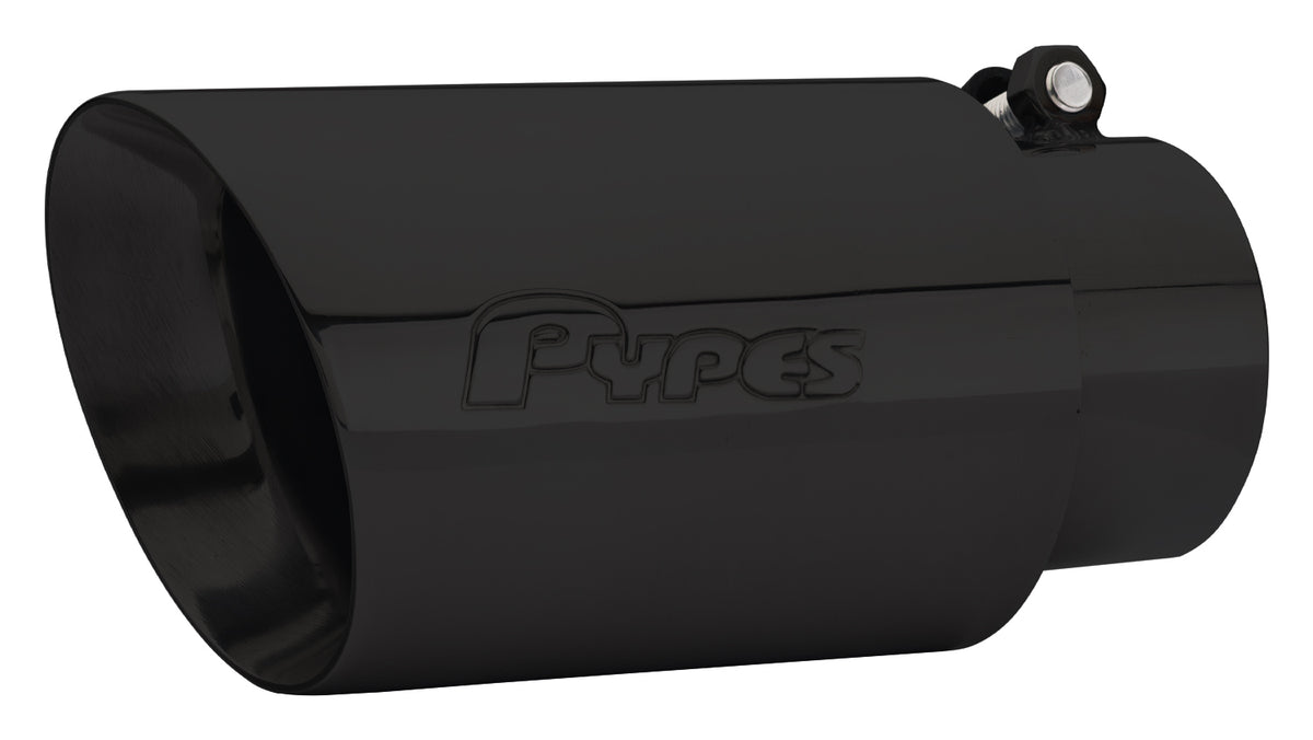 3 Inch to 4 Inch Outlet Tip with Built-In Clamp - 8 Inch Long Pypes Performance Exhaust