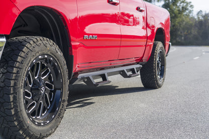 EpYx Step System Cab Length (2 Steps per Side) 2019-2025 (New Body Style) Ram 1500 Textured Black NFab-5