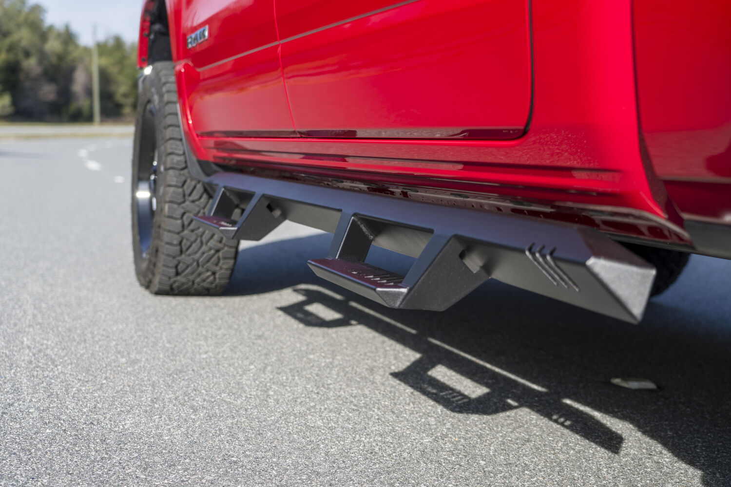 EpYx Step System Cab Length (2 Steps per Side) 2019-2025 (New Body Style) Ram 1500 Textured Black NFab-7
