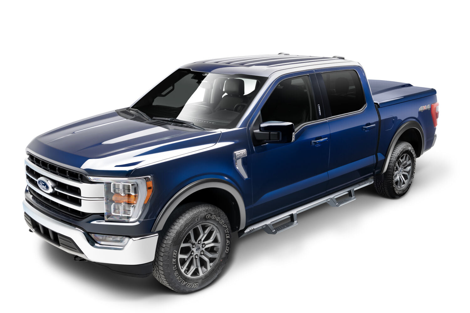 EpYx Step System Cab Length (2 Steps per Side) 2015-2025 Ford F-150/Raptor SuperCrew/2017-2026 Ford F-250/350/450 Crew Cab Textured Black NFab-3