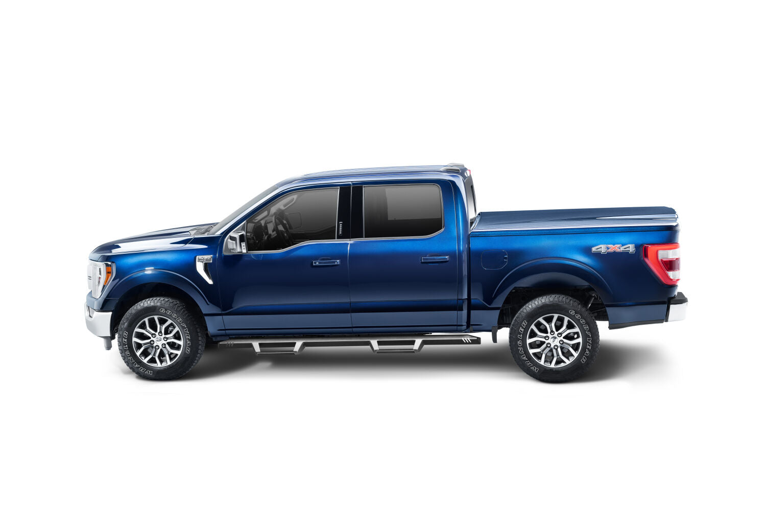 EpYx Step System Cab Length (2 Steps per Side) 2015-2025 Ford F-150/Raptor SuperCrew/2017-2026 Ford F-250/350/450 Crew Cab Textured Black NFab-4