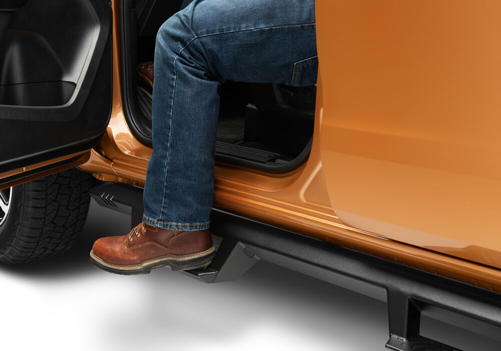 EpYx Step System Cab Length (2 Steps per Side) 2019-2025 Ford Ranger SuperCrew Textured Black N Fab NFab-4