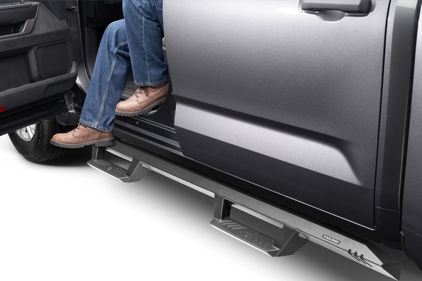 EpYx Step System Cab Length (2 Steps per Side) 2022-2025 Toyota Tundra CrewMax Textured Black NFab-2