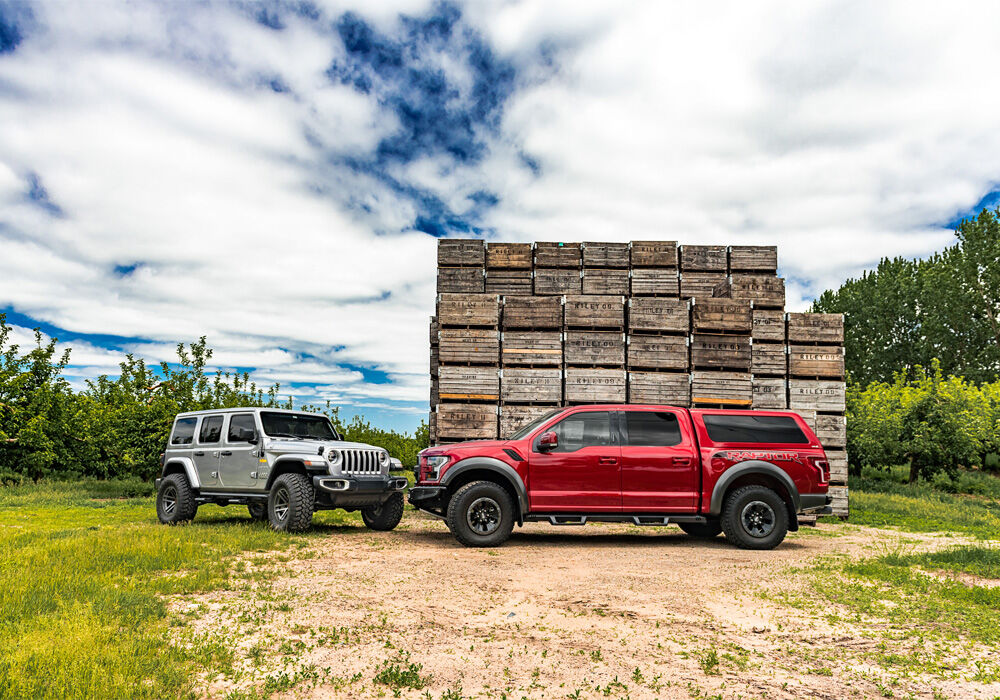 EpYx Step System Cab Length (2 Steps per Side) 2024-2026 Toyota Tacoma Double Cab Textured Black N Fab NFab-1