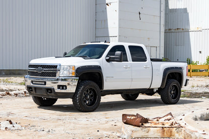 Pocket Fender Flares GBA Black Chevy Silverado 1500/2500HD/3500HD (07-14) Rough Country-3