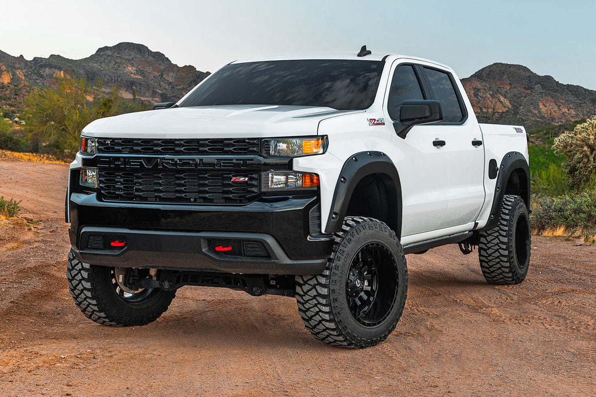Fender Flares Sport Chevy Silverado 1500 2WD/4WD (2022-2026) Rough Country-9