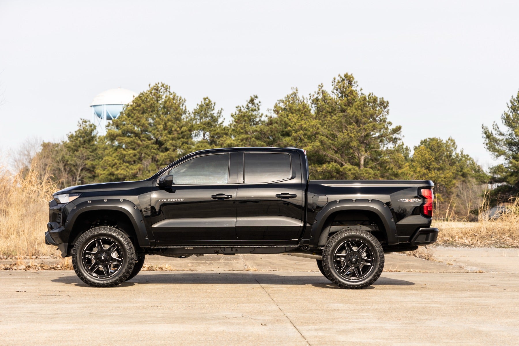 Pocket Fender Flares GNT Radiant Red Chevy Colorado 2WD/4WD (2023-2026) Rough Country-4