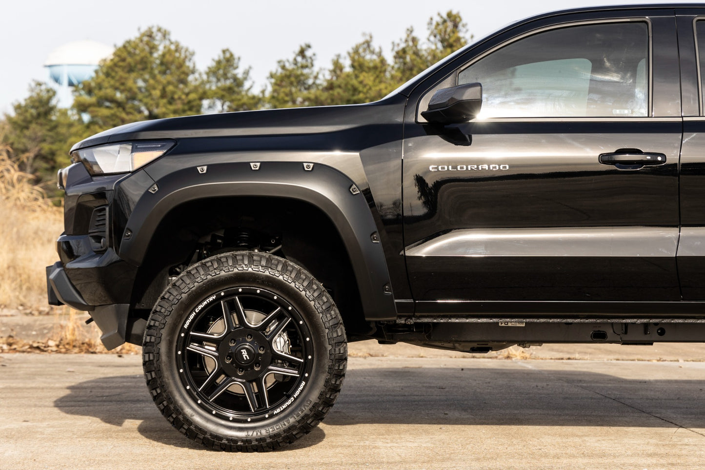 Pocket Fender Flares GNT Radiant Red Chevy Colorado 2WD/4WD (2023-2026) Rough Country-5