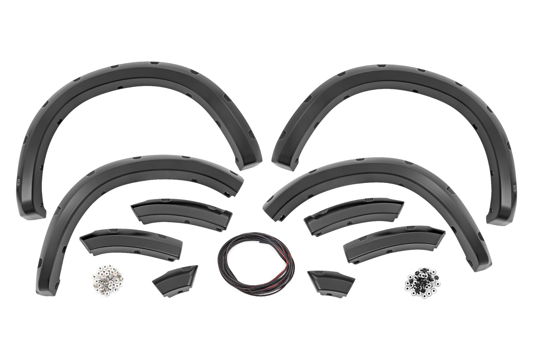Pocket Fender Flares PXJ Diamond Black Ram 1500 2WD/4WD (2009-2018 & Classic) Rough Country