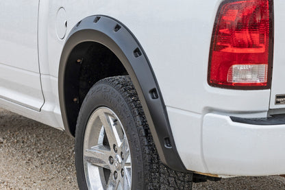 Pocket Fender Flares PXJ Diamond Black Ram 1500 2WD/4WD (2009-2018 & Classic) Rough Country-3