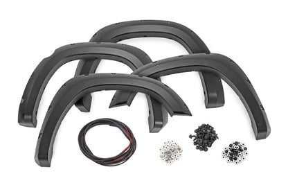 Pocket Fender Flares PXR Brilliant Black Ram 1500 2WD/4WD (2019-2024) Rough Country