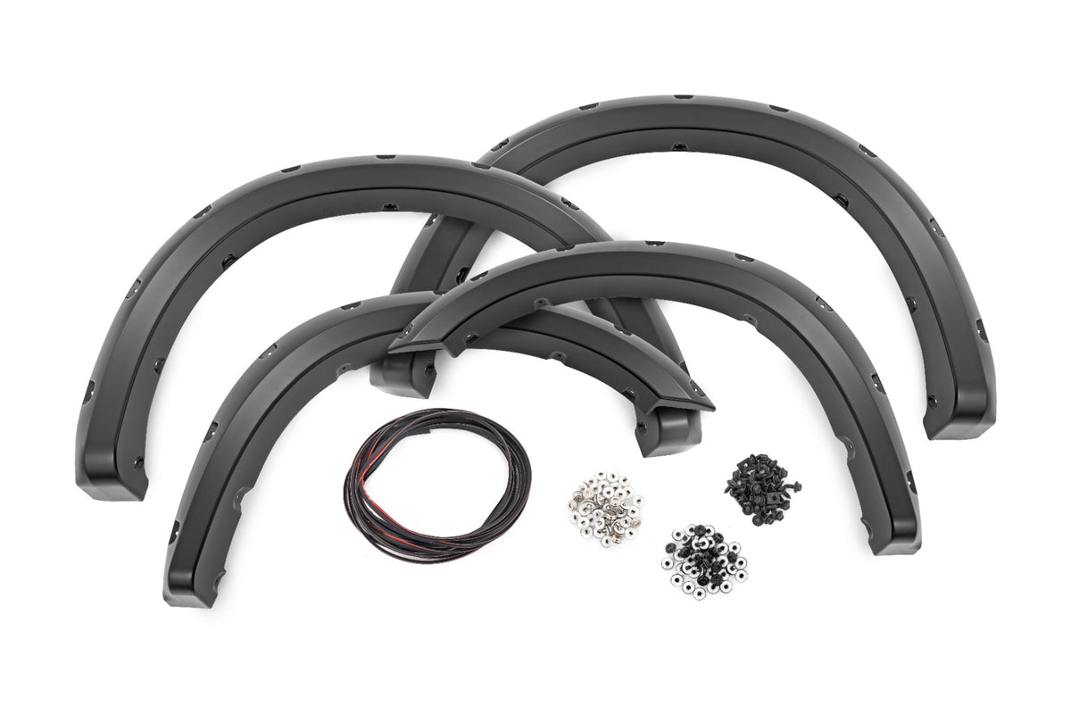 Pocket Fender Flares PS2 Bright Silver Metallic Ram 2500/3500 (19-26) Rough Country