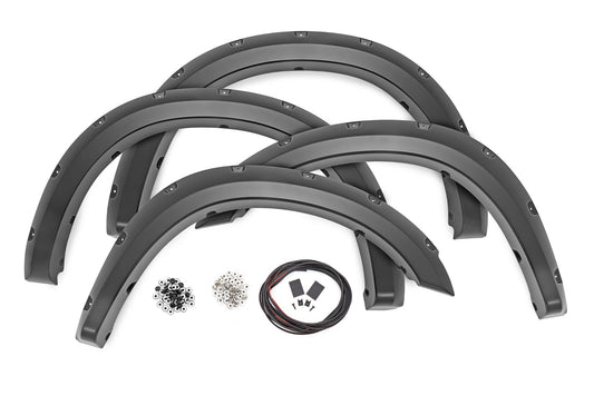 Pocket Fender Flares PS2 Bright Silver Metallic Ram 2500/3500 (11-18) Rough Country
