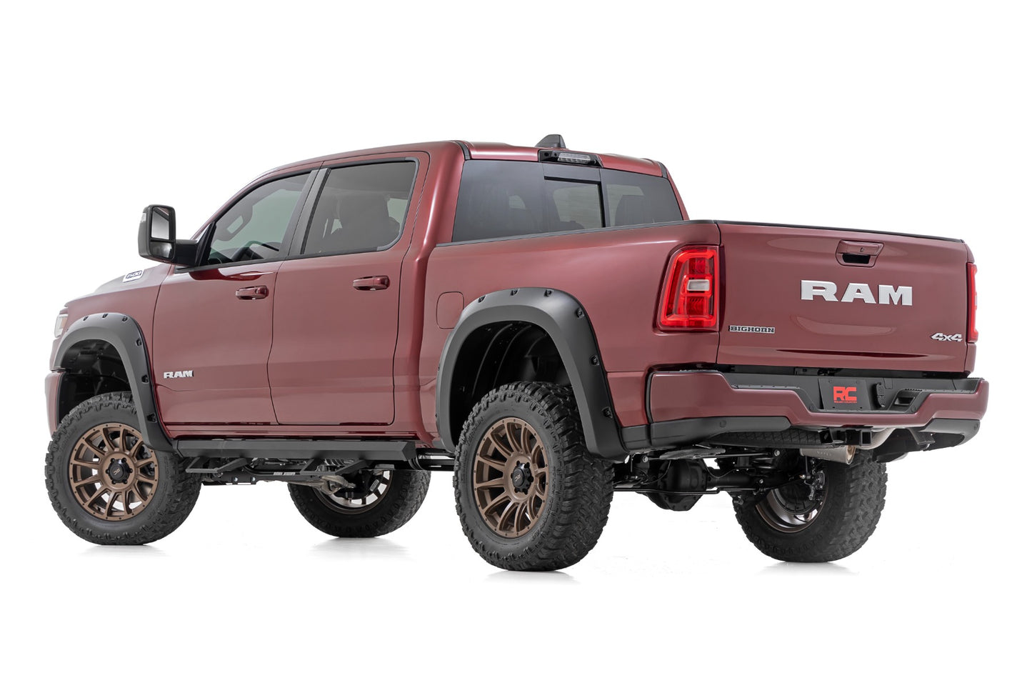 Pocket Fender Flares PB8 Midnight Blue Ram 1500 2WD/4WD (2025-2026) Rough Country-2