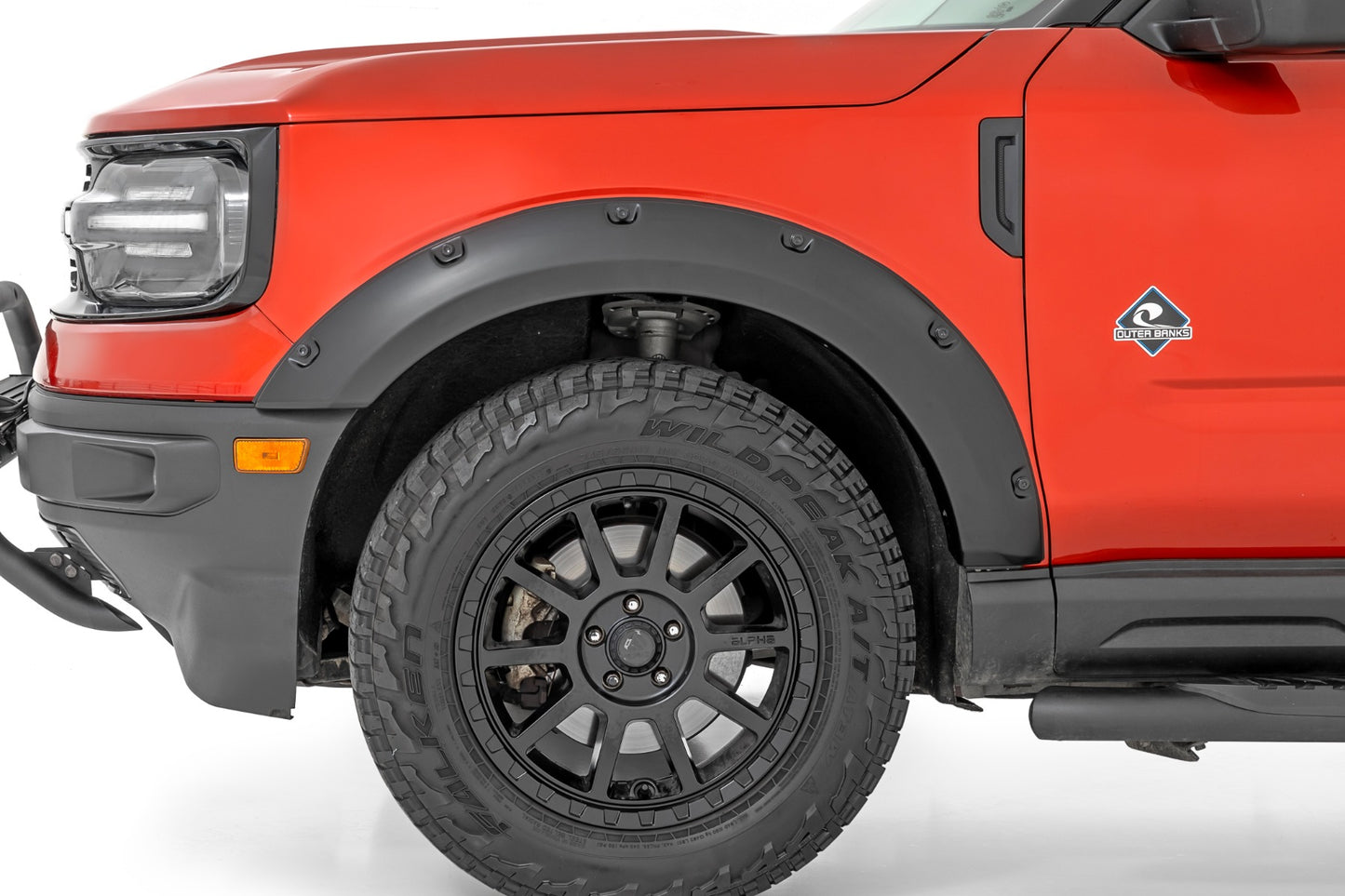 Pocket Fender Flares M7 Carbonized Gray Ford Bronco Sport 4WD (2021-2026) Rough Country-3