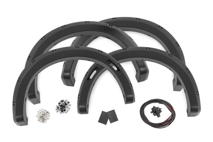 Pocket Fender Flares E7 Velocity Blue Ford Ranger 2WD/4WD (2024-2026) Rough Country-1