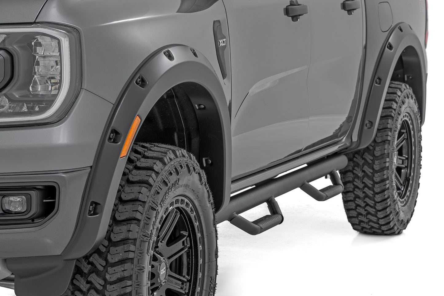 Pocket Fender Flares E7 Velocity Blue Ford Ranger 2WD/4WD (2024-2026) Rough Country-5