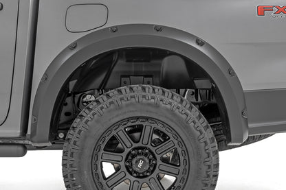 Pocket Fender Flares M7 Carbonized Gray Ford Ranger 2WD/4WD (2024-2026) Rough Country-4