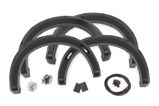 Pocket Fender Flares YZ Oxford White Ford Ranger 2WD/4WD (2024-2026) Rough Country-1