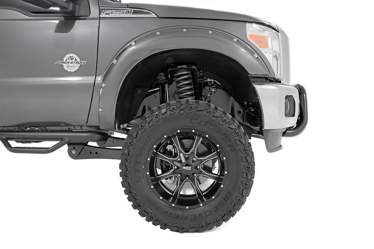Pocket Fender Flares w/Rivets 11-16 F-250/350 Rough Country-2