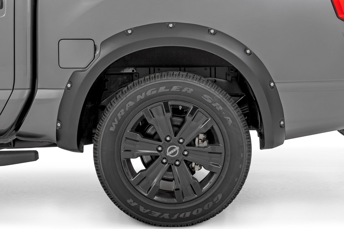 Pocket Fender Flares KAD Gun Metal Nissan Titan 2WD/4WD (2017-2024) Rough Country-3