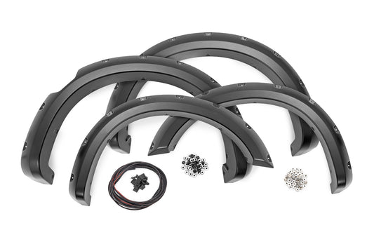 Pocket Fender Flares Crew Cab Nissan Titan 2WD/4WD (2017-2024) Rough Country-1