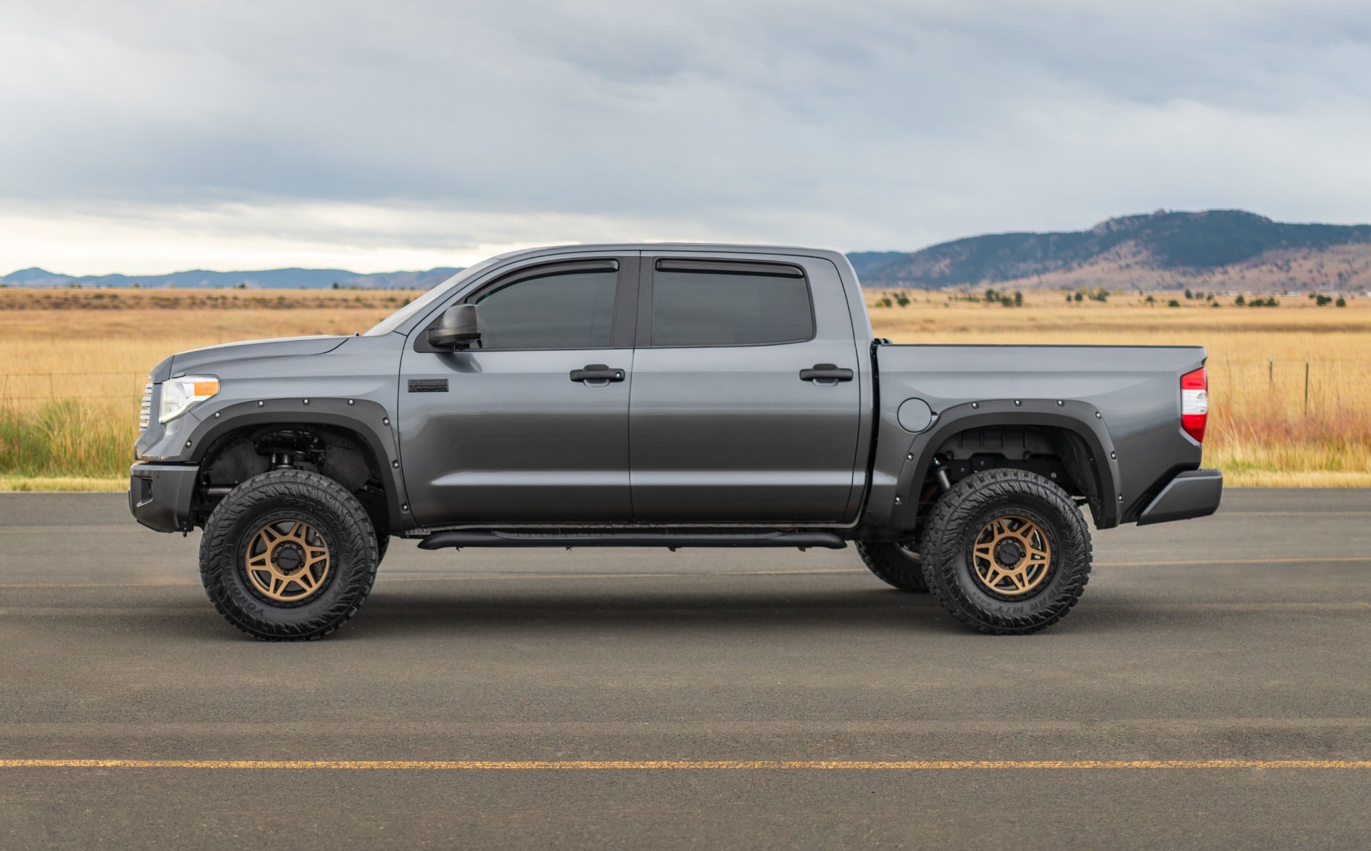 Pocket Fender Flares 1G3 Magnetic Grey Toyota Tundra 2WD/4WD (2014-2021) Rough Country-2